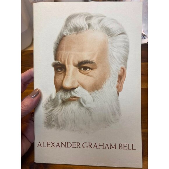 1951 Alexander Graham Bell Vintage Illustrated Book ATT Homeschool Telephone His - Picture 1 of 7